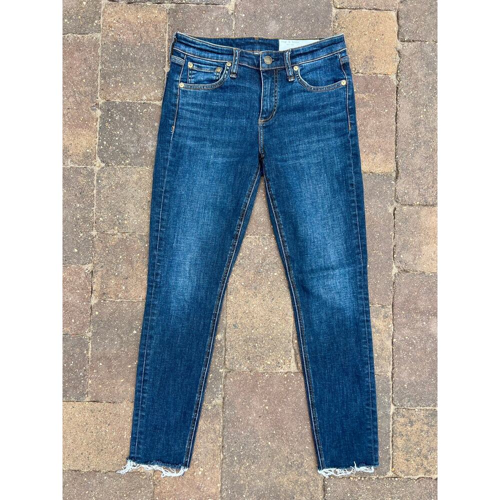 Rag & Bone Cate mid rise ankle skinny jeans size 25x26 - Picture 3 of 6